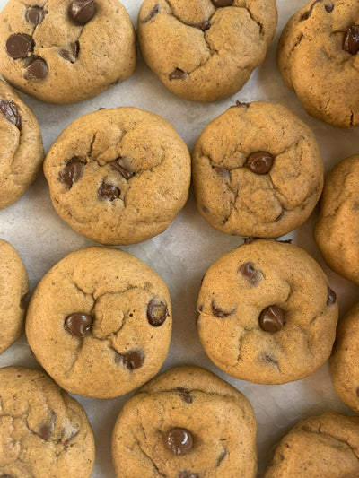 Chocolate Chip Cookies with Pumpkin Spice