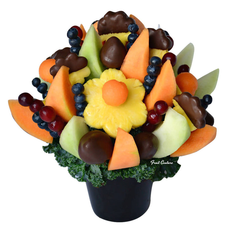 BLUEBERRY & DIPPED PINEAPPLE BOUQUET - Large
