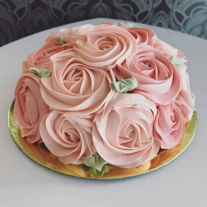 Mini gâteau aux roses